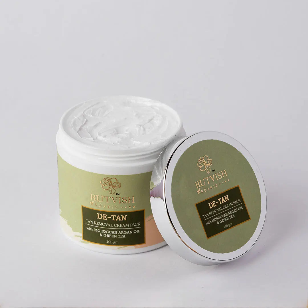 Rutvish Organic De-Tan Tan Removal Cream Pack - RutvishOrganic
